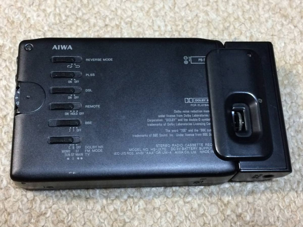 AIWA HS-JX70 カセットプレーヤー Aiwa HS-JX70 ▷ Walkman.land