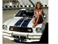 1977 Ford Mustang II Cobra w/Farrah Fawcett Refrigerator / Tool Box  Magnet