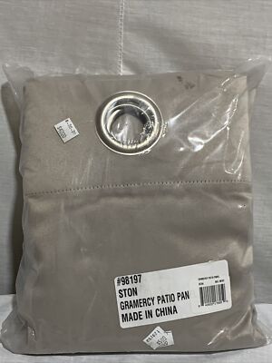 Collections Etc Multipurpose Gramercy Patio Door Curtain Panel