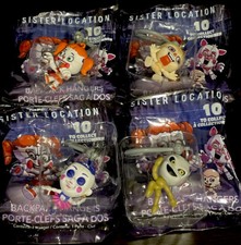 Lote de 4 perchas mochila llavero Sister Location Five Nights At Freddys