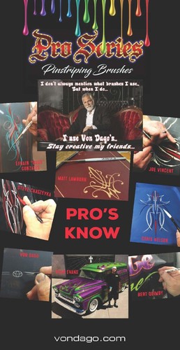 Pro-Series PREMIUM Professional #00 Pinstriping Sword Brush ~ * PRO'S KNOW * - Picture 24 of 24