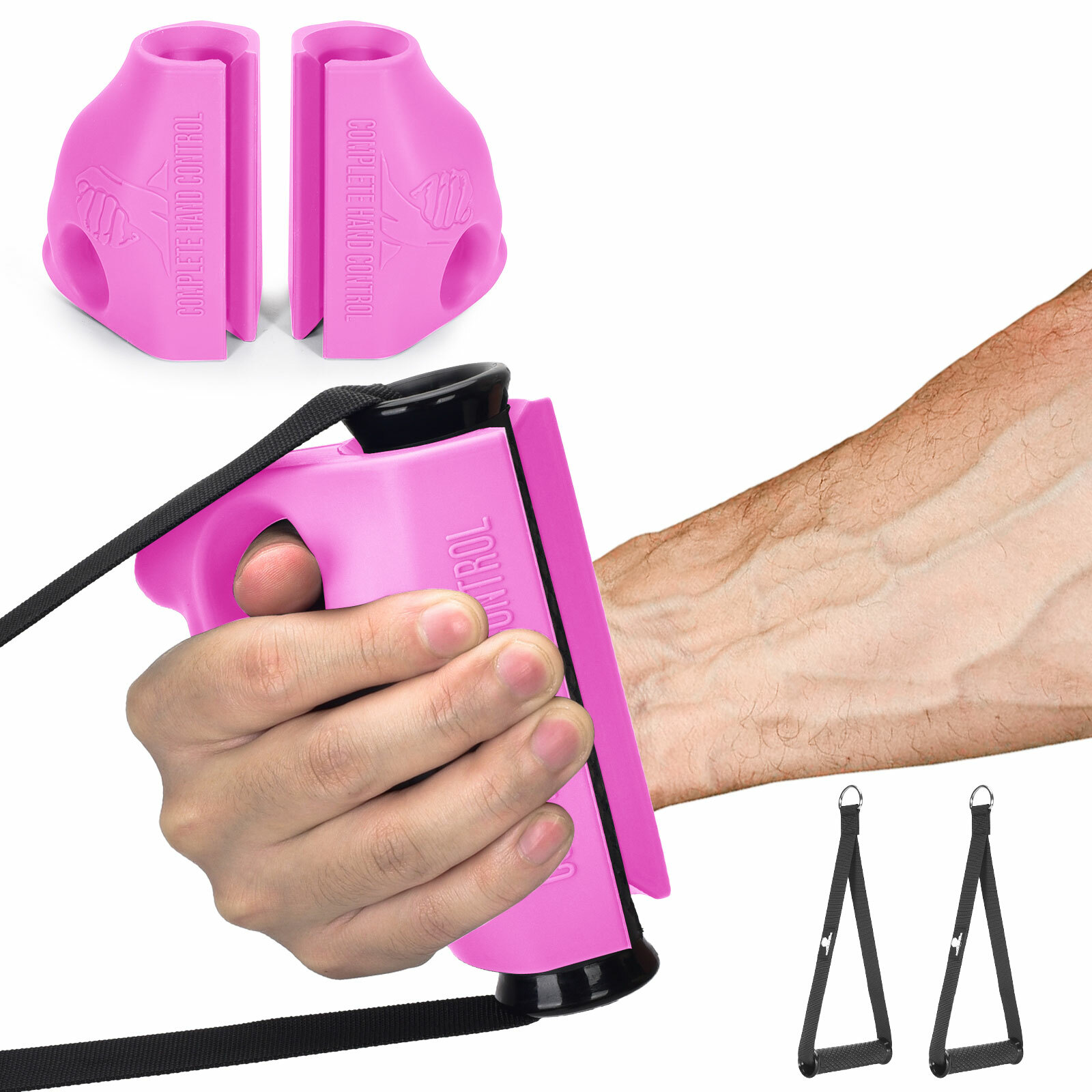 Arm Wresting Training Handle (Right + Left Grip + 2 Custom Handles