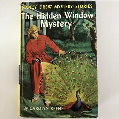 Vintage Nancy Drew Book 34 The Hidden Window Mystery 1956 Blue Endpapers Ebay