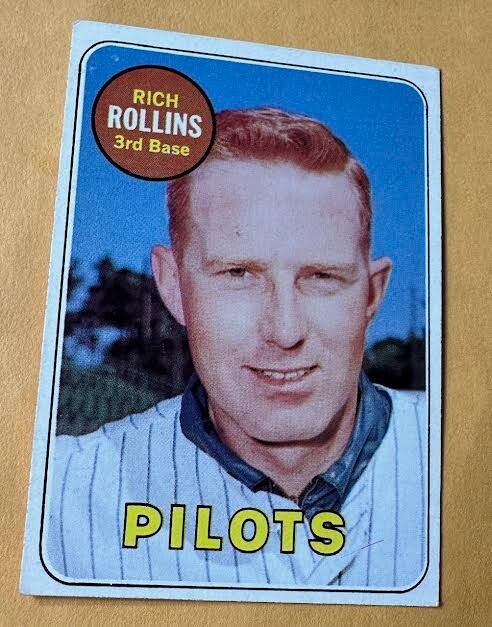 1969 Topps # 451 Rich Rollins Seattle Pilots EX-NM | eBay