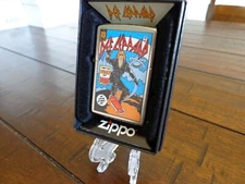 DEF LEPPARD AND THE WOMEN OF DOOM COMIC BOOK DESIGN ZIPPO LIGHTER MINT IN BOX