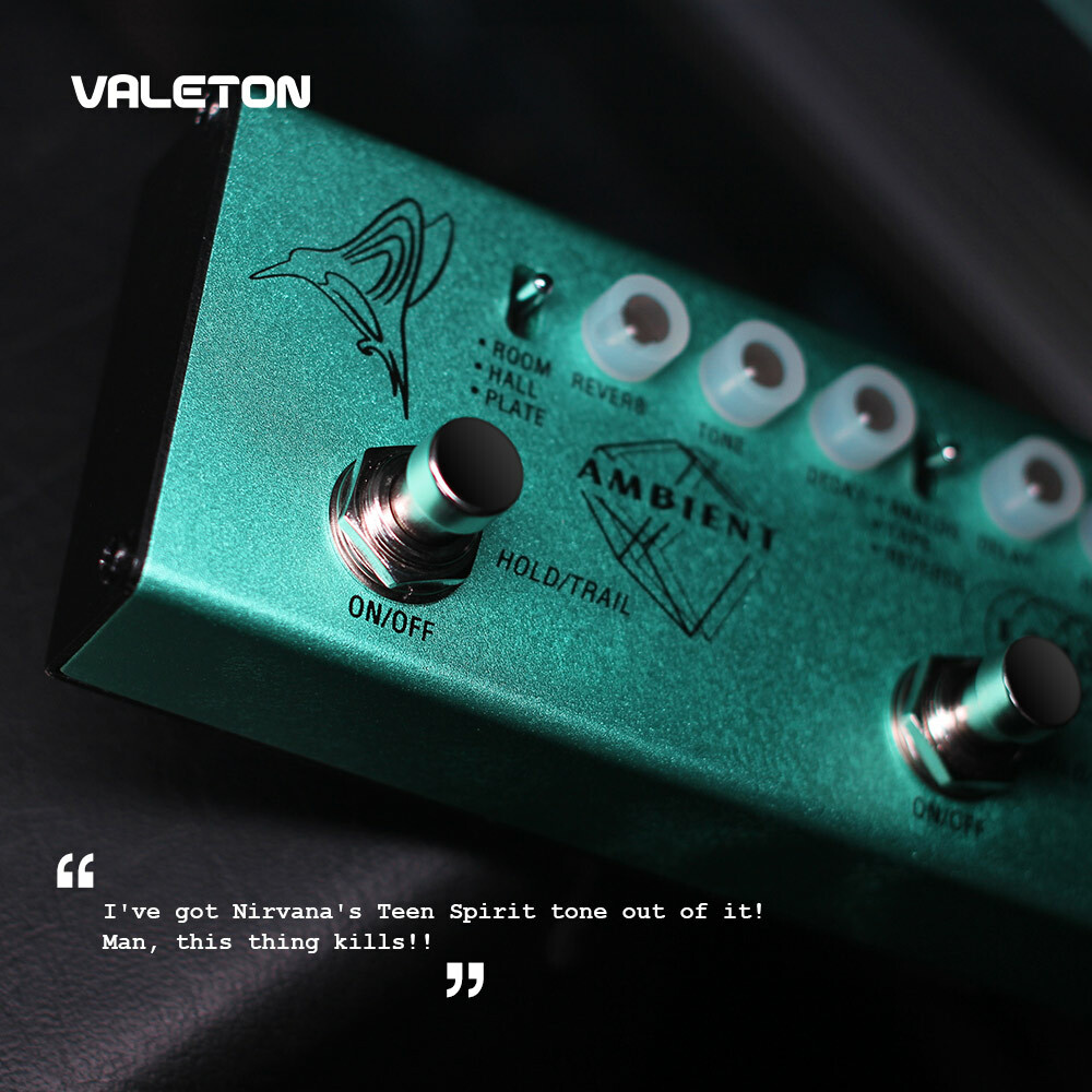 Valeton Guitar Multi Effects Pedal Distortion Reverb Delay Chorus ...