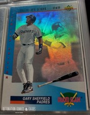 1993 Upper Deck Denny's Grand Slam Holograms Gary Sheffield San Diego Padres #17