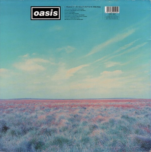 Oasis Whatever 1994UKオリジナルレア白ラベル版 Oasis / Whatever 1994 UK ORIGINAL EP Vinyl Creation Records CRE
