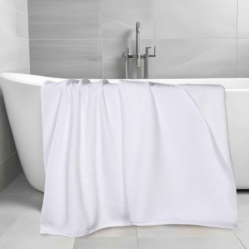 Playa Zero Twist Cotton Solid Waffle Textured Bathroom Bath Sheets, Set of 2 - Picture 48 of 55