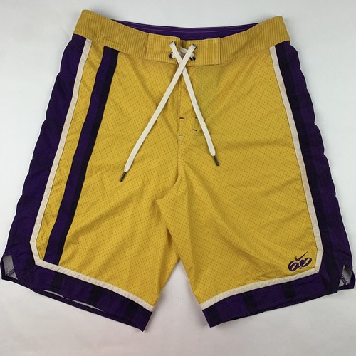 Nike 6.0 LA Lakers Mens 32 Board Swim 