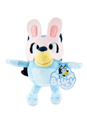 NEW Bluey Easter Plush 10'' with Easter Bunny Glasses / Mask Stuffed Animal NWT