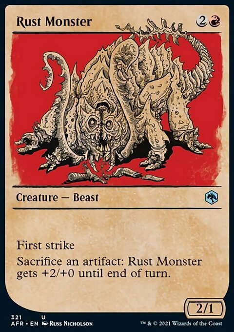 MTG Rust Monster (321/424) Adventures in the Forgotten Realms LP