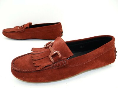 Tod's Slipper Ballerina Mokassins Halbschuhe Damen Schuhe Leder Gr