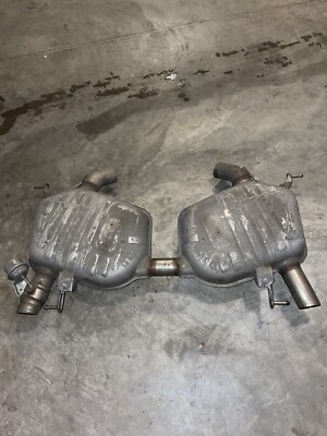 BMW OEM E90 335 Rear Exhaust Muffler Twin Turbo for sale online | eBay