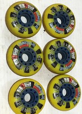  6 vintage Kryptonics Sport court Breakaway 76mm skates wheels
