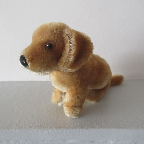 STEIFF ancien : petit chien BAZI . 1950 . hauteur 10 cm . bon état - Photo 5/9