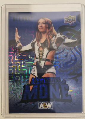 #38 Mercedes Mone Upper Deck AEW Allure 2024 Black & Blue /35