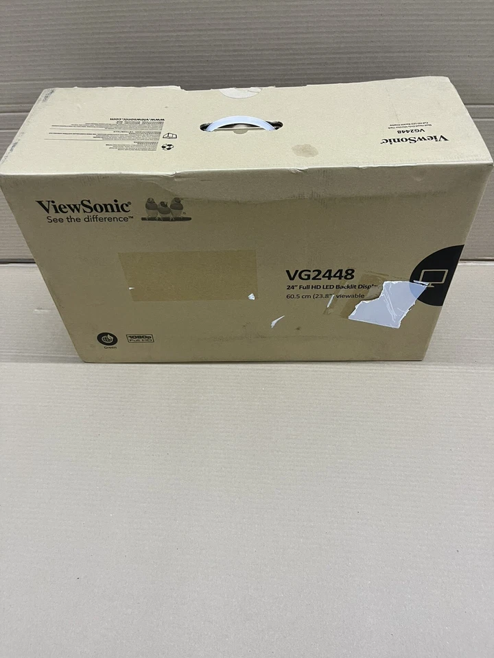 ViewSonic VG2448 Dual Computer PC Monitor Pack Head Only New 1080P 24” - Image 3 of 4