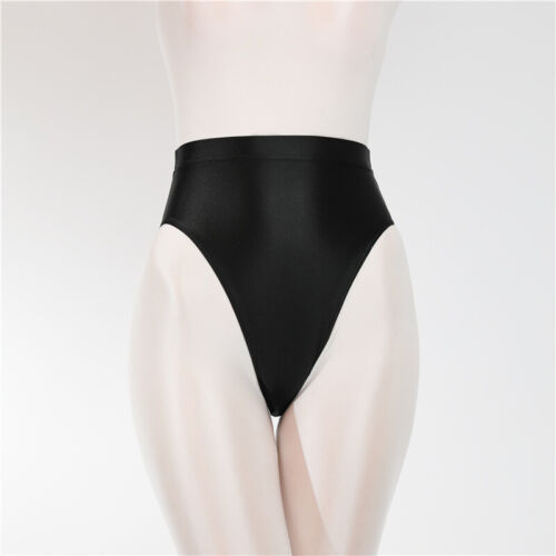 Damen Herren Silky Glänzend Seidenglanz Lack-optik Schlüpfer Unterhose ♮ - Bild 6 von 21