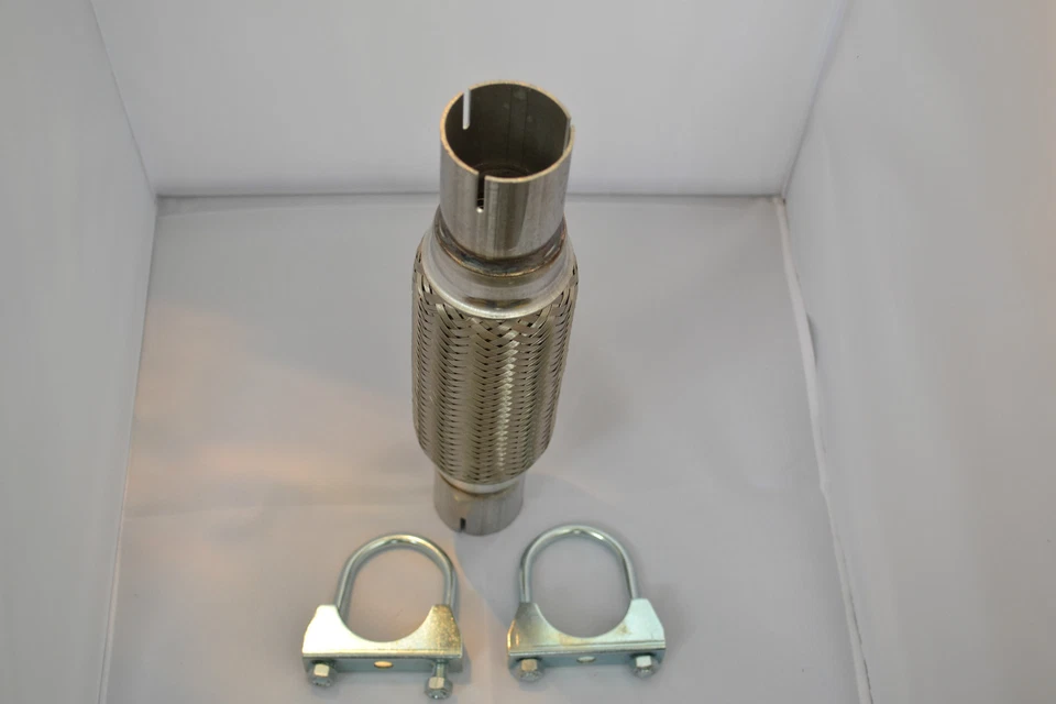 TUBO DE ESCAPE FLEXIBLE SE ADAPTA PEUGEOT 207 207CC 208 FLEX ESCAPE REPARACIÓN JUNTA DE TUBO Foto 3 de 4