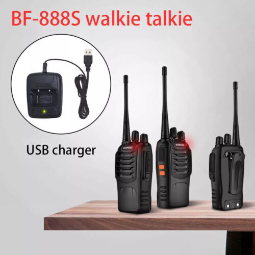 2PCS Baofeng Walkie Talkie BF-888S Sprechfunkgeräte Handfunkgerät 16Kanäle 5KM - Zdjęcie 3 z 12