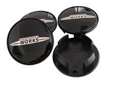 4 Tappi Coprimozzo per MINI JOHN COOPER WORKS Borchie Cerchi in Lega 54 mm JCW