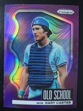 Gary Carter 2022 Panini Prizm Purple Prizm Old School Montreal Expos #OS-10Opens