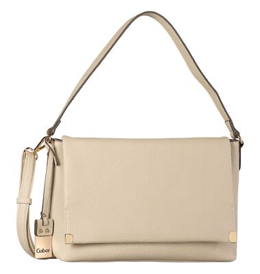 Gabor Gela Flap Bag Top Zip M Umhängetasche Schultertasche Tasche Beige beige