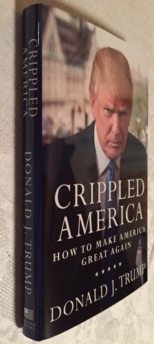 President Donald Trump Crippled America How Make Great Again, With Orange Ticket - Picture 2 of 7