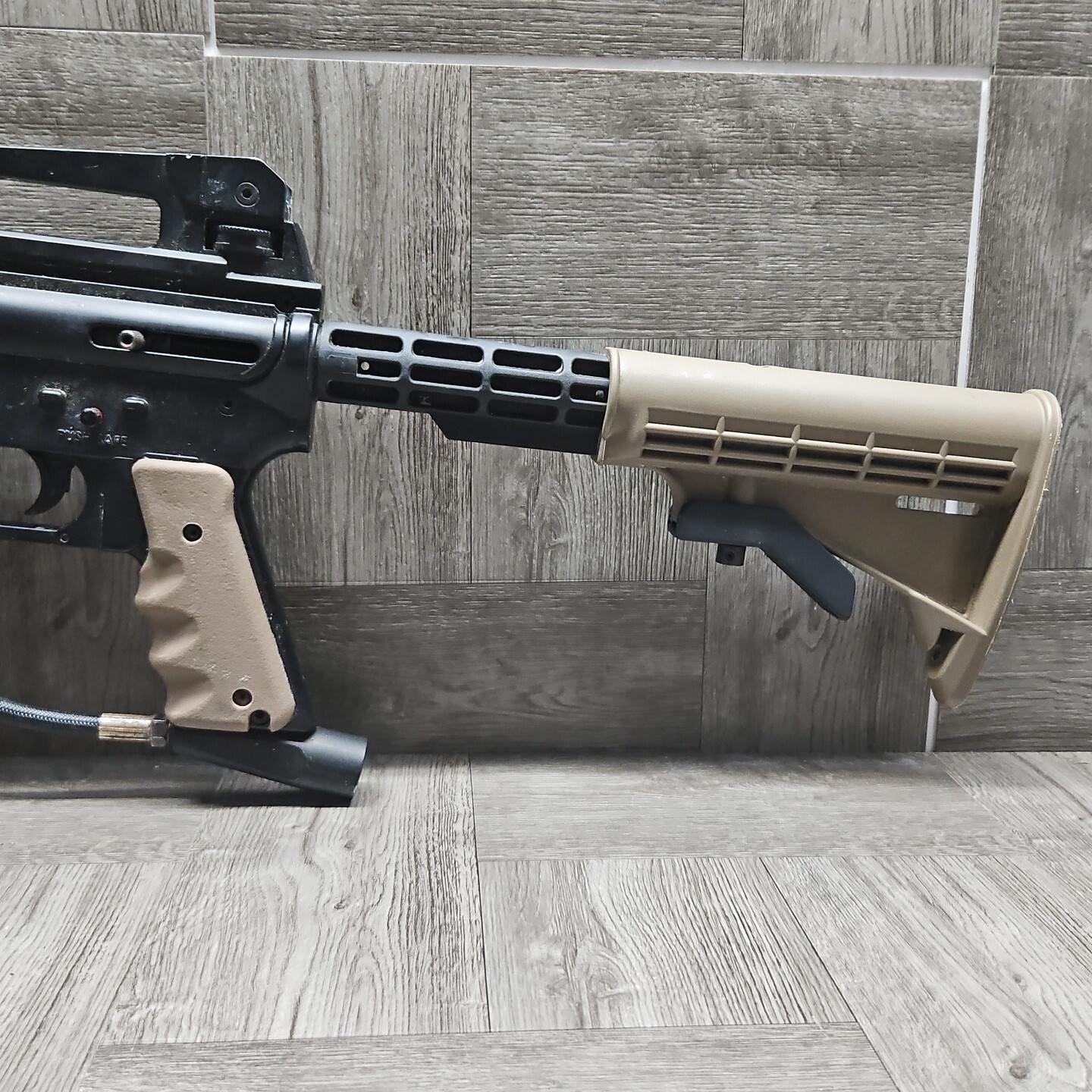 JT Tactical Paintball Gun TAN/BLACK M16 Style eBay