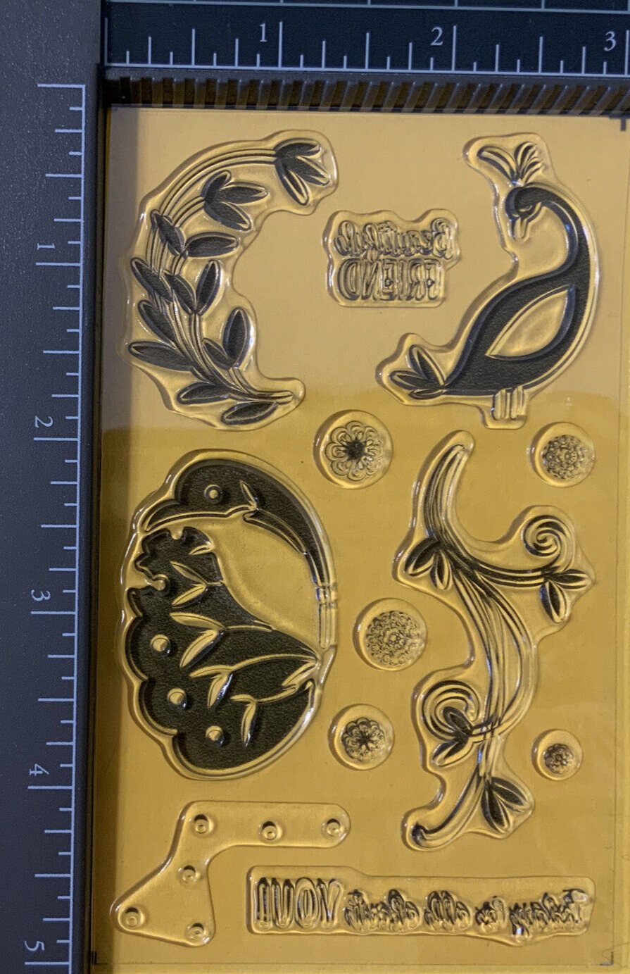 Stampin Up Stamp Set BEAUTIFUL PEACOCK Limited Retired Sets NEW | eBay