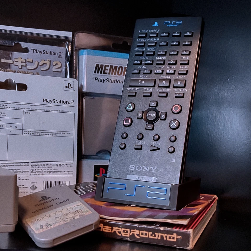 PlayStation 2 DVD Remote Control Stand Holder Storage Display SCPH-10150 PS2 - Image 2 of 4