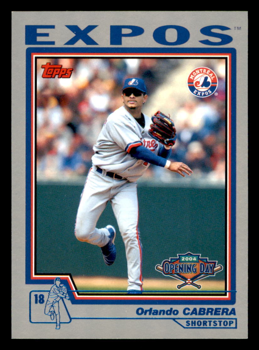 2004 Topps Opening Day  #47 Orlando Cabrera Montreal Expos