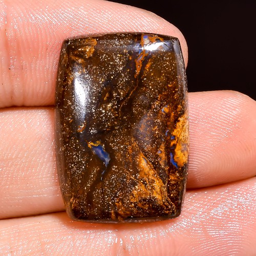 Opale Boulder Taillée En Cabochon 3.45cts - Pierre Naturelle D'Australie, Multicolore, Cadeau Unique