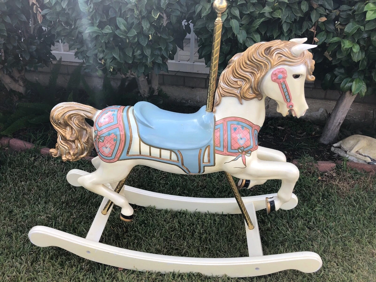 1984 woodcarver rocking store horse price