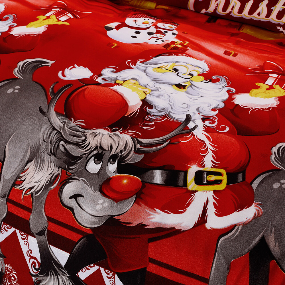 Christmas Santa Bedding Set Polyester 3D Printed Duvet Cover 2pcs christmas-santa-bedding-set-polyester-3d-printed-duvet-cover-2pcs