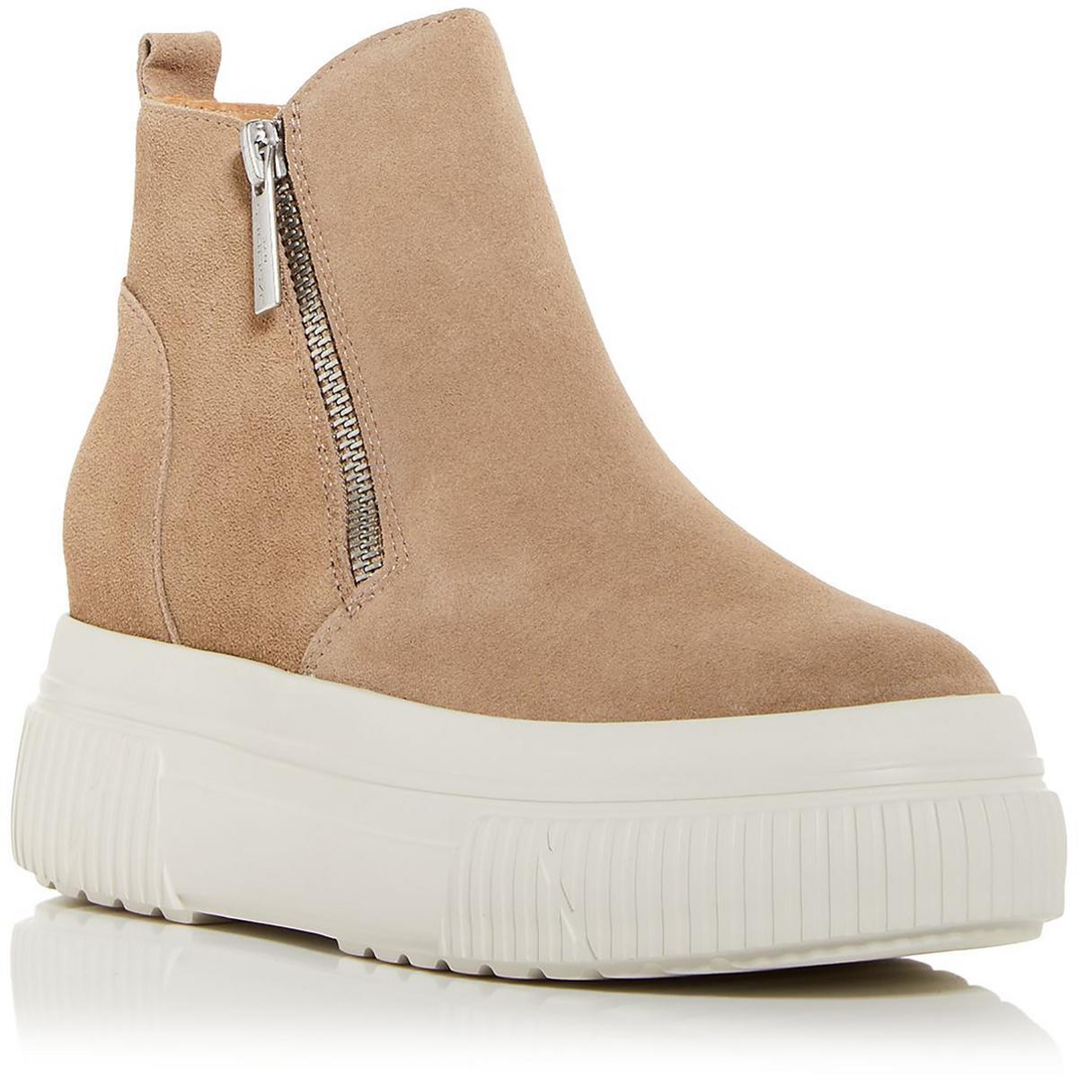 J/Шлепанцы Женские WYONA WP Кожаные ботильоны на двойной молнии Обувь BHFO 1903