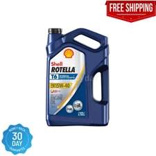 Shell Rotella T6 Full Synthetic 15W-40 Diesel Engine Oil, 1 Gallon