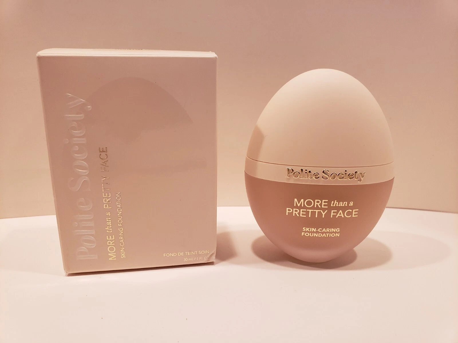 Polite SocietyMore than a pretty face Skin caring Foundation "Very Light NEUTRL