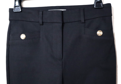 Loft Ann Taylor $89 Petite Button Trim Pocket Sutton Skinny Pants size 0P - Picture 6 of 7