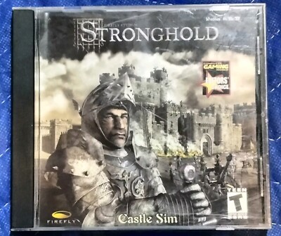 Stronghold Castle Sim (PC, 2001) CD-ROM Windows 95 98 ME 2000 Vintage Game