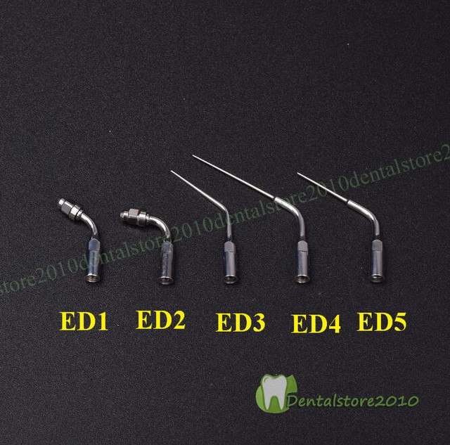 5PCS ED1 ED2 ED3 ED4 ED5 Dental Endodontic Ultrasonic Scaler Tips DTE & Satelec eBay