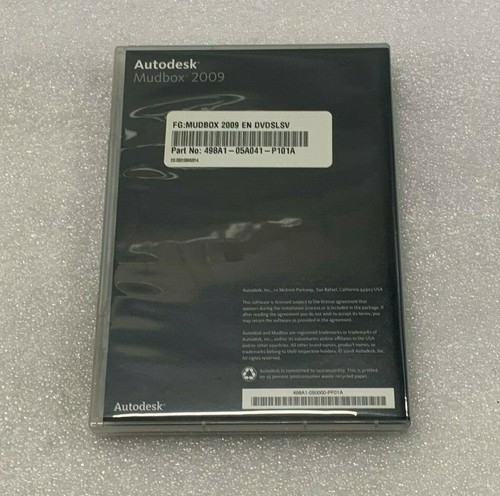 Factory Sealed Autodesk Mudbox Student Version 2009 English DVD Only (No Codes) - Picture 3 of 5