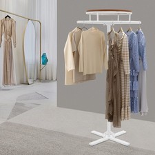 Round Clothing Rack Clothing Display Rack Floor-standing Garment Hanging Rack