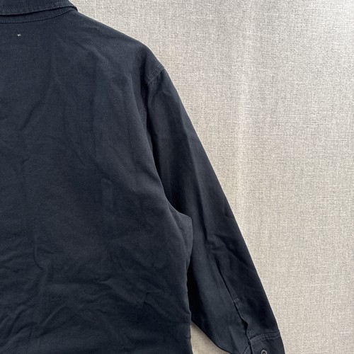 VINTAGE Filson Antique Jac-Shirt Mens Large Blue Canvas Long Sleeve Pockets USA - Picture 14 of 15