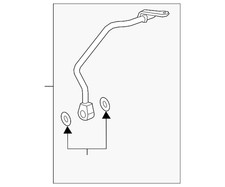Genuine GM Turbocharger Coolant Return Pipe 12679313