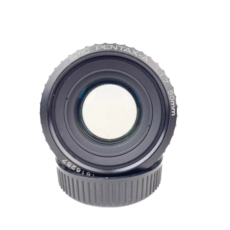 SMC Pentax A 50mm f/1.7 Standard Prime Lens K Mount with Caps - Great Shape - Image 2 of 4
