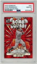 2023 Donruss Alex Rodriguez Bomb Squad! Red #BS1 Graded Card /149 PSA 10 POP 3