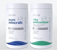 Latest upgraded !USANA Cellsentials Vita Antioxidant and Core Minerals Exp 07/27