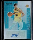 2023-24 Panini Recon #AS-MAX Max Christie Archetype Signatures LA Lakers